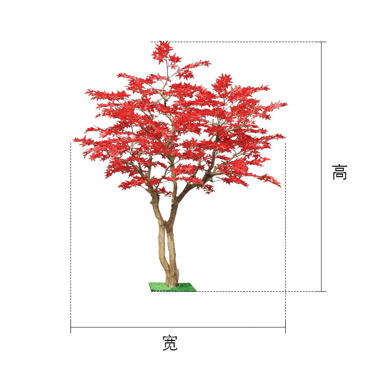 붉은 단풍나무 바닥부터 천장까지 이어지는 가짜 나무 닭 - Gardening Hand Tools Japanese 리뷰 및 가격